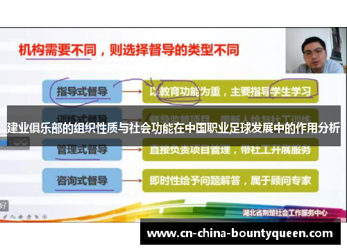 建业俱乐部的组织性质与社会功能在中国职业足球发展中的作用分析