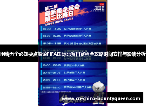 围绕五个必知要点解读FIFA国际比赛日赛程全攻略时间安排与影响分析 围绕五个必知要点解读FIFA国际比赛日赛程全攻略时间安排与影响分析